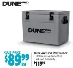 Anaconda Dune 4wd 25l poly icebox offer
