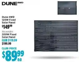 Anaconda Dune 4WD 120W Fixed Solar Panel offer