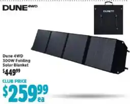 Anaconda Dune 4wd 300w folding solar blanket offer