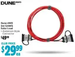 Anaconda Dune 4wd 5m 12awg solar lead offer