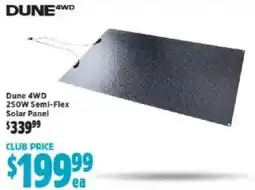 Anaconda Dune 4wd 250w semi-flex solar panel offer