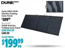 Anaconda Dune 4wd 160w slimline folding solar panel offer
