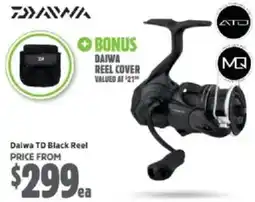 Anaconda Daiwa td black reel offer
