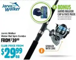 Anaconda Jarvis walker water rat spin combo offer
