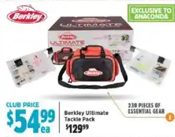 Anaconda Berkley ultimate tackle pack offer