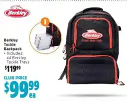 Anaconda Berkley tackle backpack offer