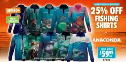 Anaconda Fishing shirts offer