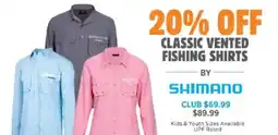 Anaconda Classic vented fishing shirts offer