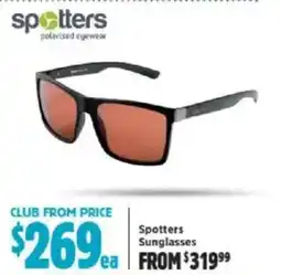 Anaconda Spotters sunglasses offer