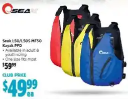 Anaconda Seak l50/l50s mf50 kayak pfd offer