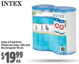 Anaconda Intex 2 pack pool filters for intex 12ft and rectangular pools offer