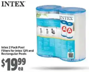 Anaconda Intex 2 pack pool filters for intex 12ft and rectangular pools offer