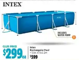 Anaconda Intex rectangular pool offer
