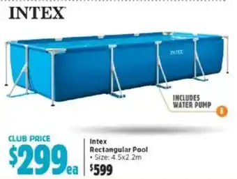 Anaconda Intex rectangular pool offer