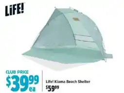 Anaconda Life! kiama beach shelter offer