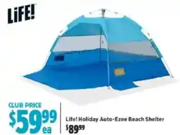 Anaconda Life! holiday auto-ezee beach shelter offer