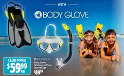 Anaconda Body glove mantaray 4 piece snorkel set offer