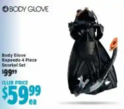 Anaconda Body glove rapeedo 4 piece snorkel set offer