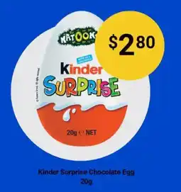 BIG W Kinder surprise chocolate egg offer