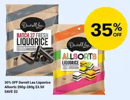 BIG W Darrell lea liquorice allsorts offer