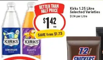 Kirks selected varieties