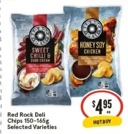 IGA Red rock deli chips selected varieties offer