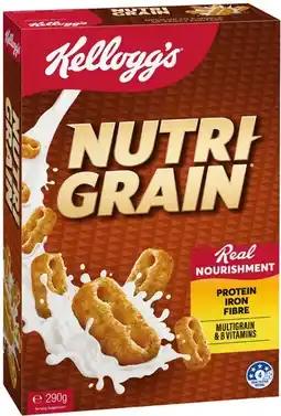 IGA Kellogg’s Nutri-Grain 290g or Sultana Bran 420g offer