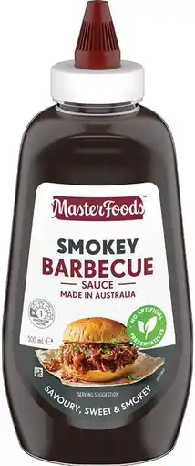 IGA MasterFoods Barbecue or Tomato Squeezy Sauce 500mL offer