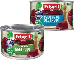 IGA Edgell Sliced Beetroot 425g Selected Varieties offer