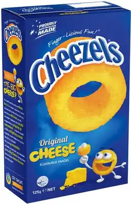 IGA Cheezels Box 125g Selected Varieties offer