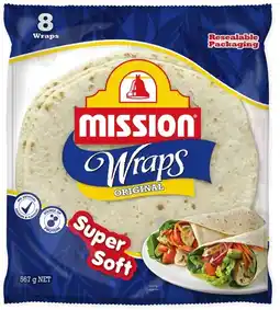 IGA Mission Wraps 6-8 Pack Selected Varieties offer