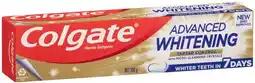 IGA Colgate Advanced Whitening Toothpaste 120‑200g Selected Varieties offer