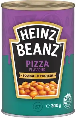 IGA NEW Heinz Beanz Pizza Flavour 300g offer