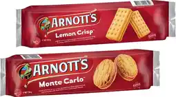 IGA Arnott’s Cream Biscuits 200‑250g Selected Varieties offer