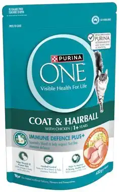 IGA Purina One Dry Cat Food 450g Selected Varieties offer