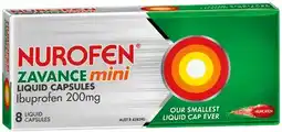 IGA Nurofen Zavance Mini Liquid Capsules 8 Pack offer