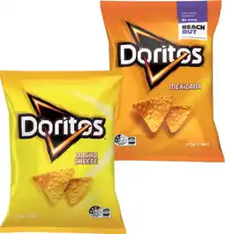 IGA Doritos Corn Chips 150‑170g Selected Varieties offer
