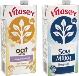 IGA Vitasoy Soy, Almond or Oat Milky 1 Litre Selected Varieties offer