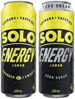 IGA Solo Energy Drink 500mL Selected Varieties offer