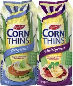 IGA Real Foods Corn Thins 125‑150g or Sakata Rice Crackers 80-90g Selected Varieties offer