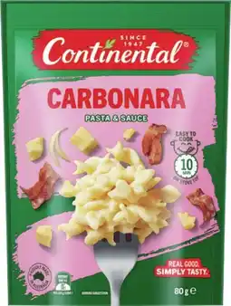 IGA Continental Pasta & Sauce 80-105g Selected Varieties offer
