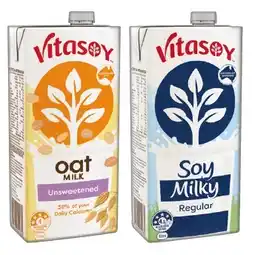 IGA Vitasoy Oat Milk, Almond Milk or Soy Milky 1 Litre Selected Varieties offer