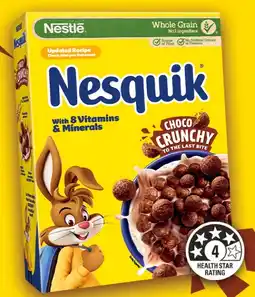 IGA Nestlé Nesquik Cereal 310g offer