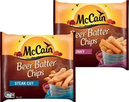 IGA McCain Beer Batter Chips 750g Selected Varieties offer