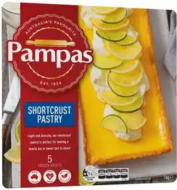 IGA Pampas Shortcrust Pastry 1kg offer