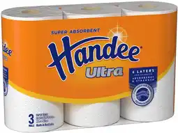 IGA Handee Ultra Paper Towel 3 Pack offer