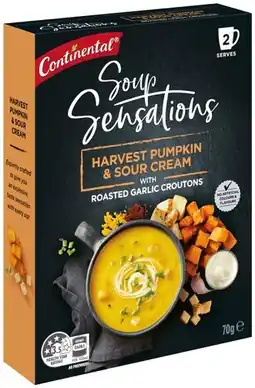 IGA Continental Soup Sensations 2 Serve Selected Varieties offer