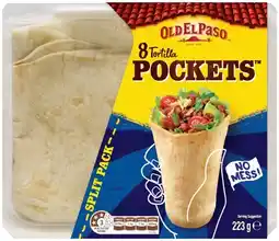 IGA Old El Paso Tortilla Pockets 223g offer