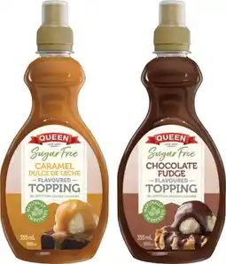 IGA Queen Sugar Free Topping 355mL Selected Varieties offer