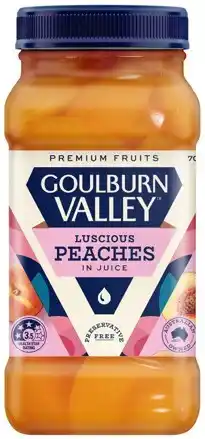 IGA Goulburn Valley Fruit in Juice or in Nectar 700g Selected Varieties offer